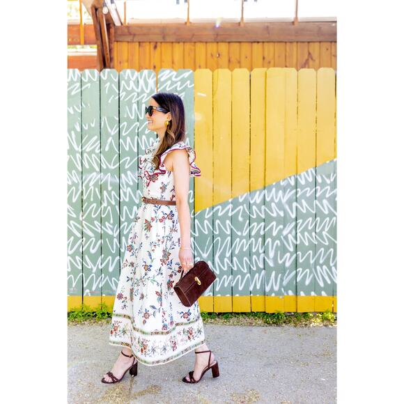 NWT Tuckernuck x Studio McGee Terracotta Cotton Nora Dress Red Chintz Size Small - Picture 12 of 16